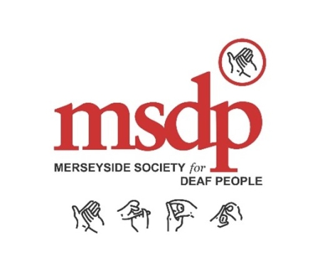Merseyside Society for Deaf People organisation logo